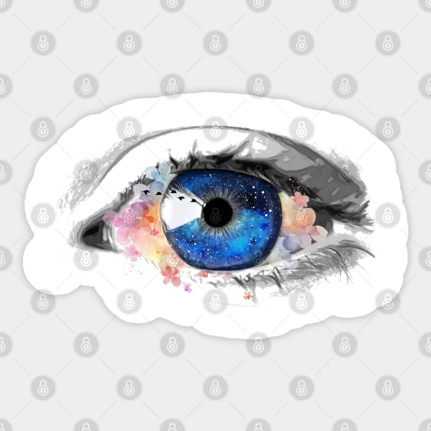 Witness Blue Eye Sticker by holidaystore